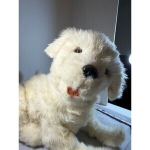 Working FurReal Friends Animated White Puppy Plush Dog 12" Interactive